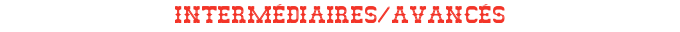 danses intermédiaires et avancés
